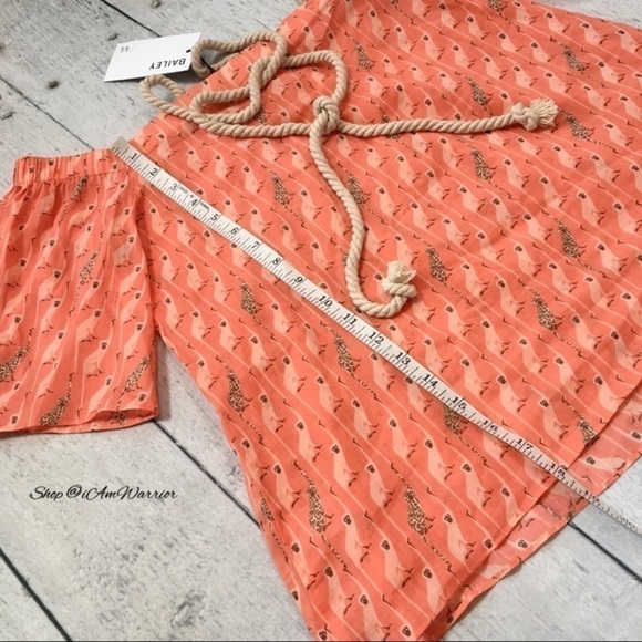 Bailey/44 NWT Monkey print off the shoulder top *shop@iamwarrior - Picture 6 of 9